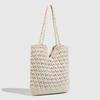 Modische einseitige gewebte Tasche für den Weg zur Arbeit Tragetasche für den Urlaub am Meer Strandtasche