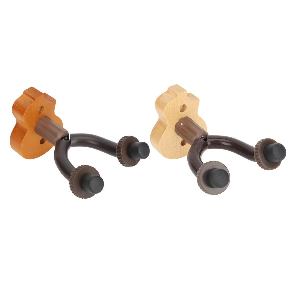 Ukulelehängare Multifunktionell Elegant Snygg Trä Ukulele Väggfäste Stativ för Ukulele Mandolin Banjo
