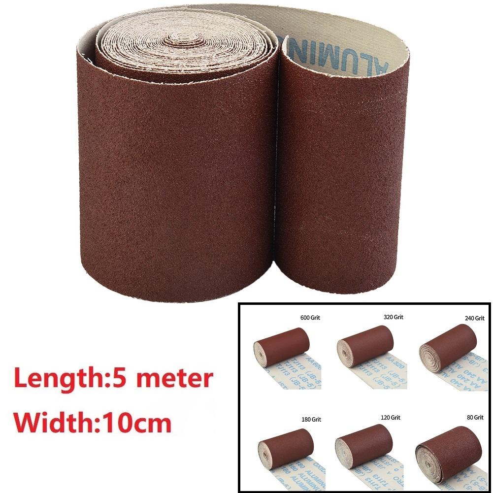 Emery Cloth Polishing Sandpaper 1 PC 5M 80-600 Grit