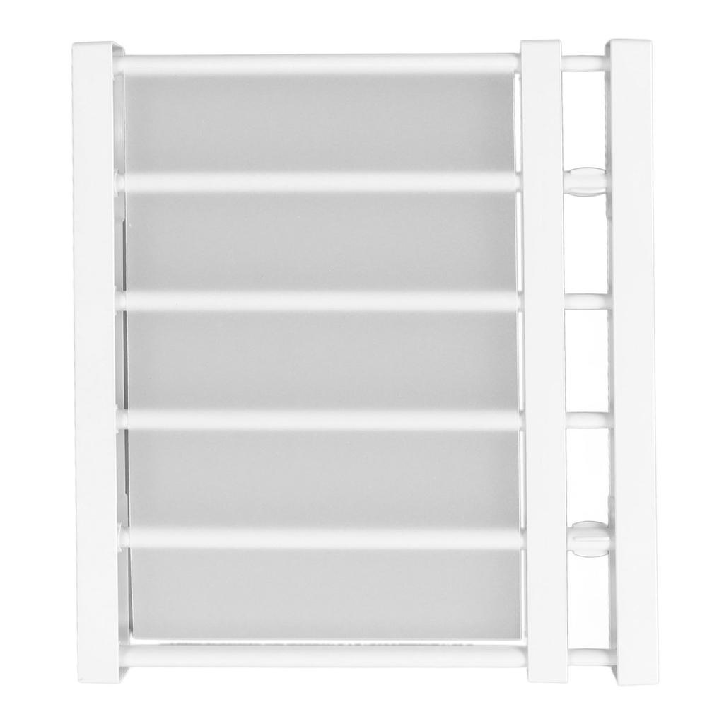 Tension Rod Shelf Adjustable Length Space Saving Nail Free Expandable Closet Shelf for Cabinet Wardrobe 16.5in Width
