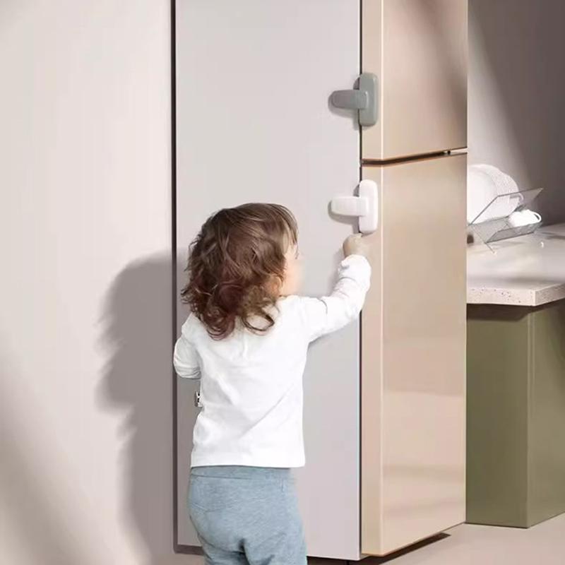 Home Refrigerator Fridge Freezer Door Lock Catch Toddler Kids Child Cabinet Locks Baby Safety Child Lock