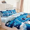 Fun Whimsical Number 67 Digital Printed 3PC Duvet Cover with Pillowcases Novelty Queen King Size Comforter Unique Bedroom Decor