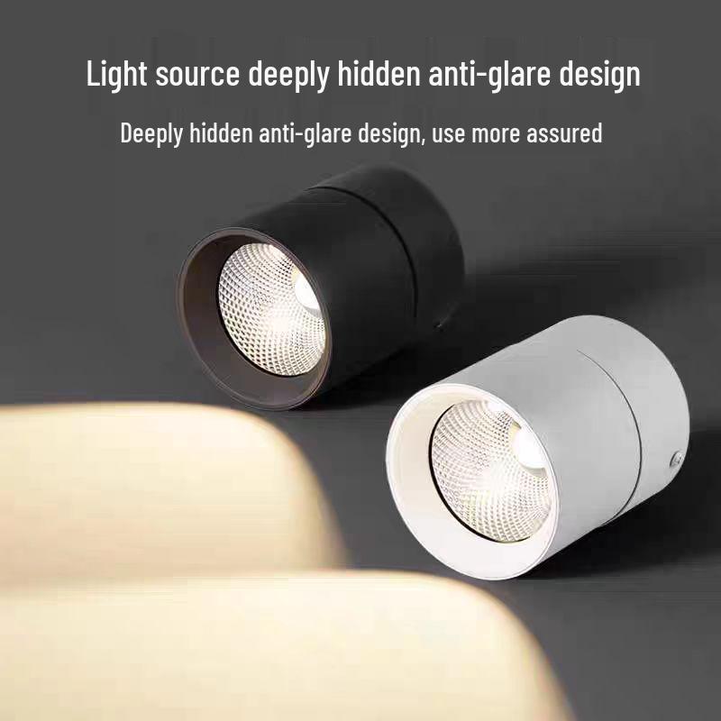 Foldable Adjustable Angle LED Downlight for Surface Mount - Living Room & Entrance Ceiling Light