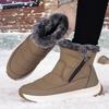 Winter Snow Boots for Women Velvet Insulated Cotton Boots Waterproof Warm Ankle Fur Booties  Botas Mujer Women's Winter Boots