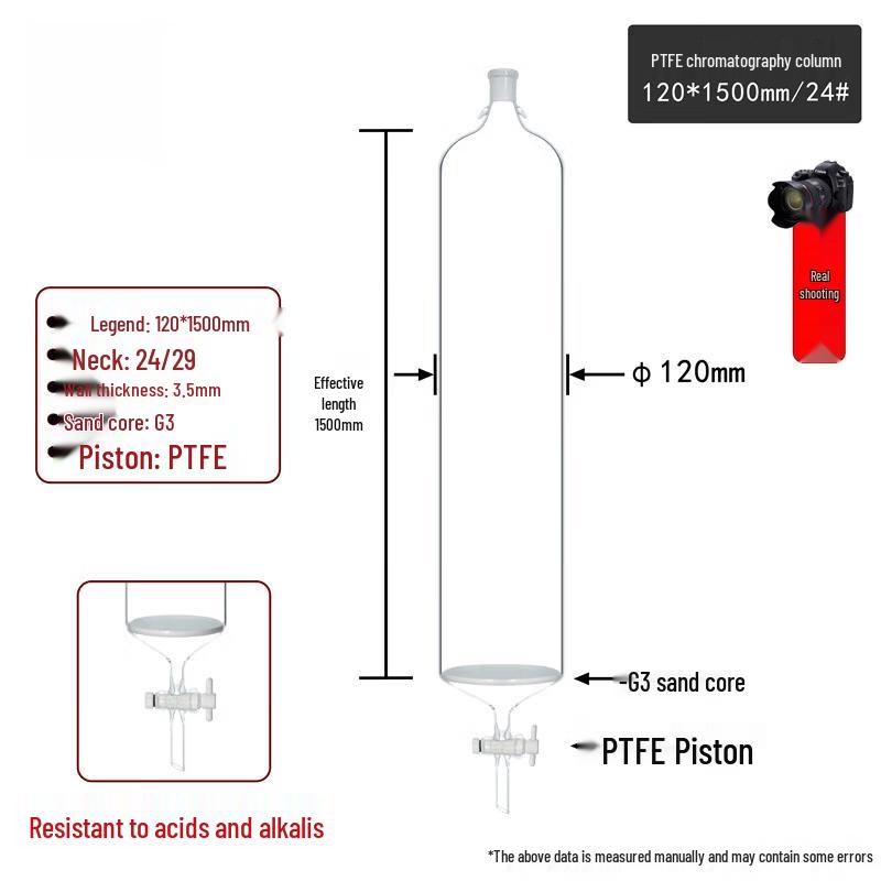 Glass Chromatography Column