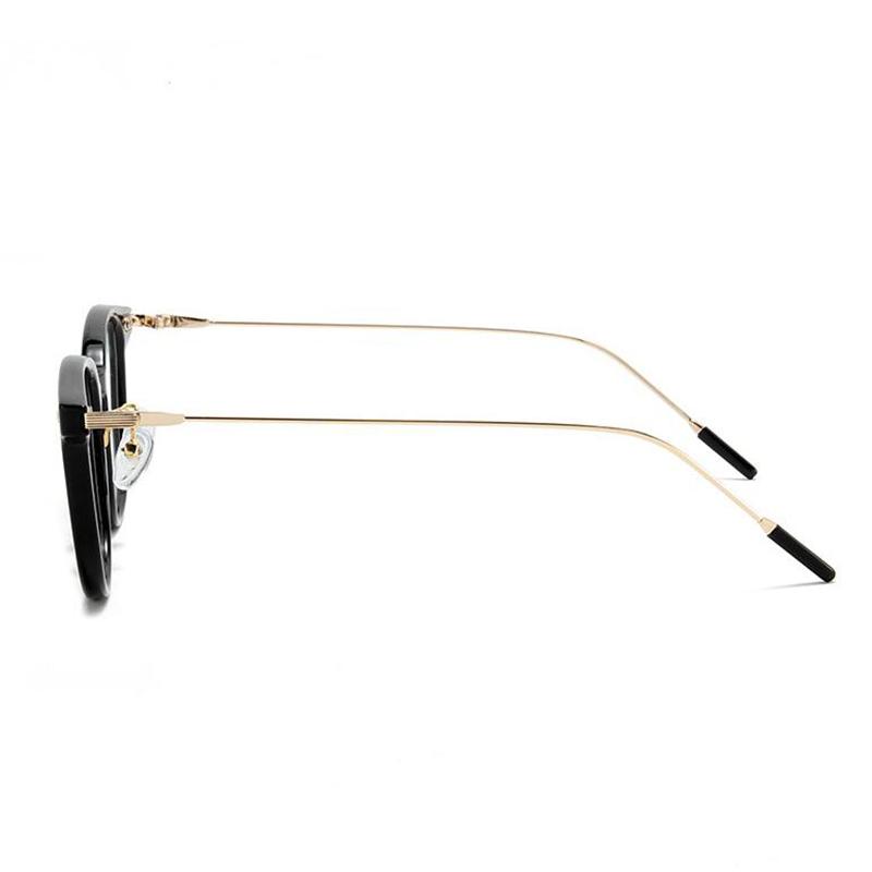 for Women Men Anti Blue Rays Oval Myopic Eyeglasses 1.56 Single Myopic Lens Prescription Lens Spectacles Diopter 0 -0.5 -0.75 To -6.0
