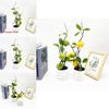 Lemon Indoor Decorative Plant With Faux Fruits For Photography And Home Decor
