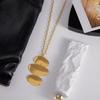 Modern Geometric Drop Necklace Versatile Jewelry Accessory For Casual Office Evening Event And Special Occasions
