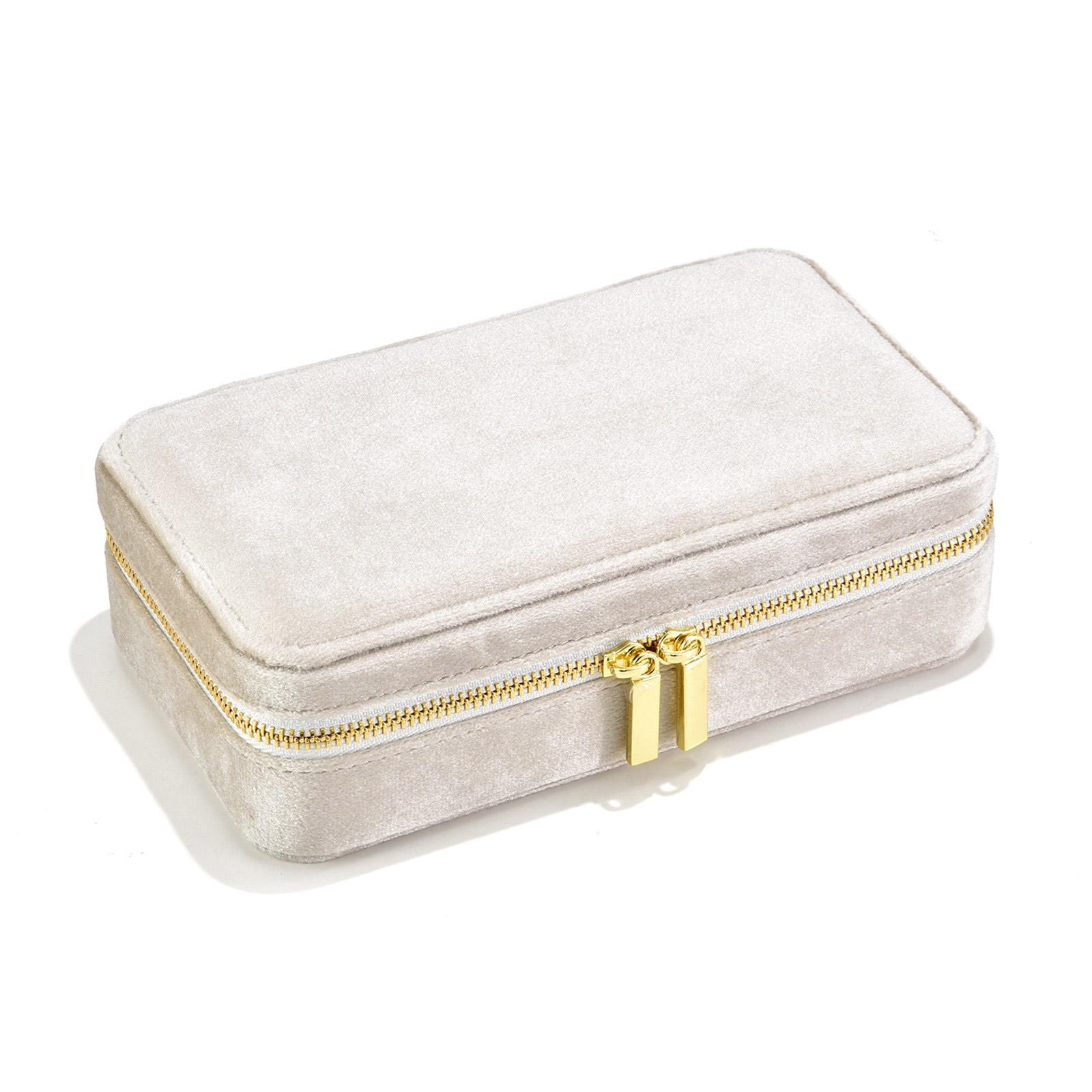 

Jewelry Display Box Portable Rings Holder Jewelry Organizers Box Necklace Earring Display Case Rings Holder Trinket Box 1
