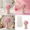 Rose Candle Molds for Candle Making,Silicone Candle Mold Rose Epoxy Resin Casting Molds for Diys Crafts,Candle,Soap