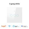EU/US Smart Switch Alexa RF433 No Neutral Tuya Control Works With Google 1/2/3 Gang Smart Life Home Light WiFi Touch Switches
