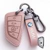 Fashion Keychain Leather Car Key Case Cover For BMW 7 Series X1 X3 X4 X5 F15 X6 F16 520 525 G30 G11 F48 F39 f30 118i 218i xksh32
