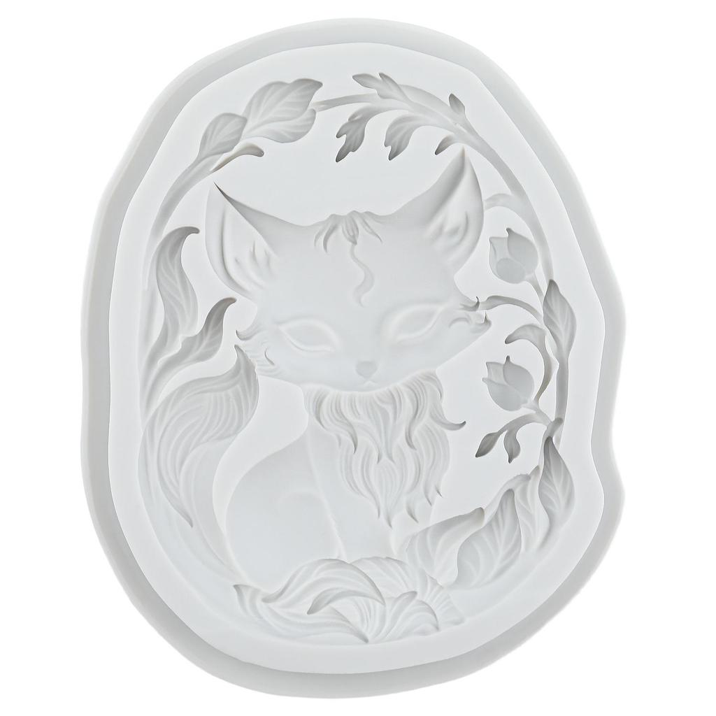 Fox Silicone Mold Fox Fondant Molds Cake Decorating Tools Theme Cake Dessert Decorated Chocolate Candy Mold