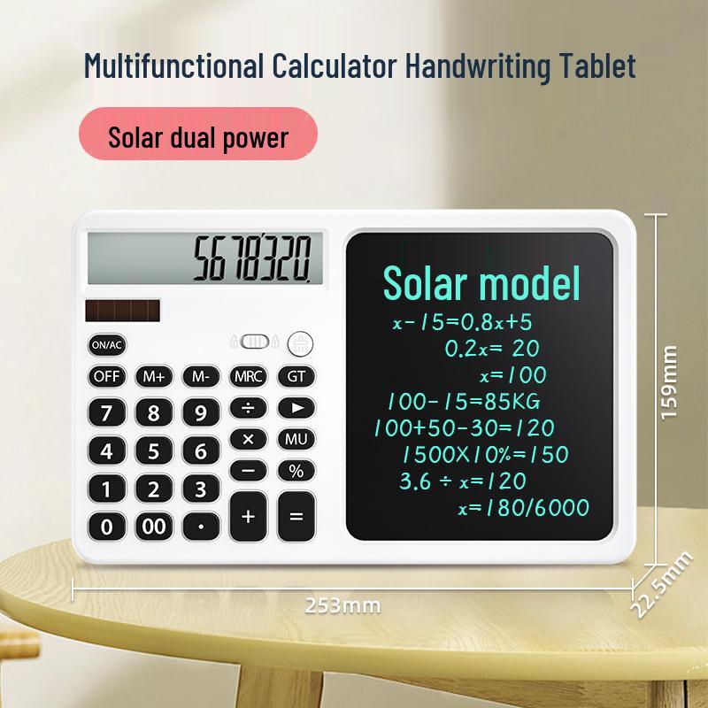 "Portable LCD Handwriting Tablet: 12-Bit Display Business Gift & Office Calculator"