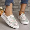 Comemore Summer New Mesh Embroidered Flat Shoes for Women Soft Sole Breathable Casual Loafers Woman Zapatos De Mujer