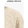 UR Women's Round Neck Long Sleeve Knit Sweater