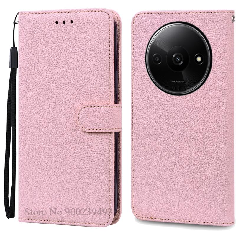 Für Redmi A3X Fall Leder Flip Brieftasche Abdeckung Für Xiaomi Redmi A3X Fall Buch Brieftasche Abdeckung Für Redmi A 3X A3X Fall Coque Fundas