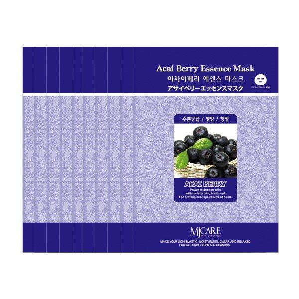 [100 Sheets] Acai Berry Moisture and Nutrition Essence Mask Pack (6514345A)