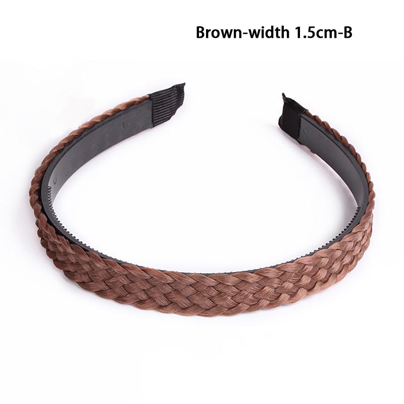 Fischgrätenzopf Fauler Perücken-Twistzopf Stirnband Damen Haarbänder Haarnadel Bohemia Rutschfestes Kopfschmuck Braut-Haarschmuck Styling