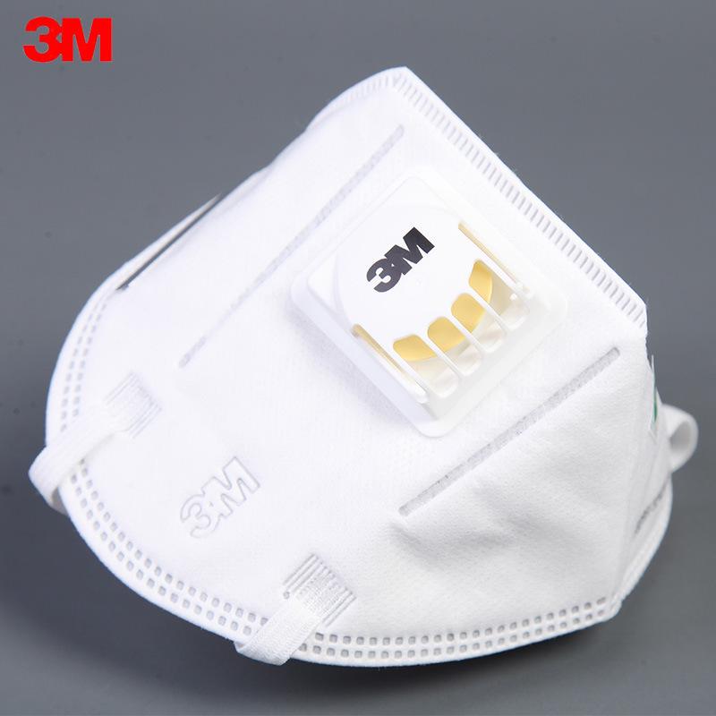 3M 9501V+ Comfortable KN95 Protective Mask with Anti-Smog, Anti-Dust, and PM2.5 Particle Protection 9502V+