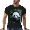 חולצת טי פנדה ענקית אוכלת במבוק t shirts for man graphic tees t shirt man cotton t shirt pers