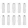 10PCS AAA To AA Size Cell Battery Converter Adapter Batteries Holder Case Switcher Transparent