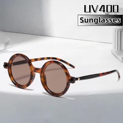 Retro and Artistic Round-framed Sunglasses for Women and Men Modern and Fashionable Versatile INS Street Style Glasses