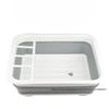 Foldable Dish Rack Kitchen Storage Holder Drainer Bowl Tableware Plate Portable Drying Rack Home Dinnerware Dish Rack Organizer