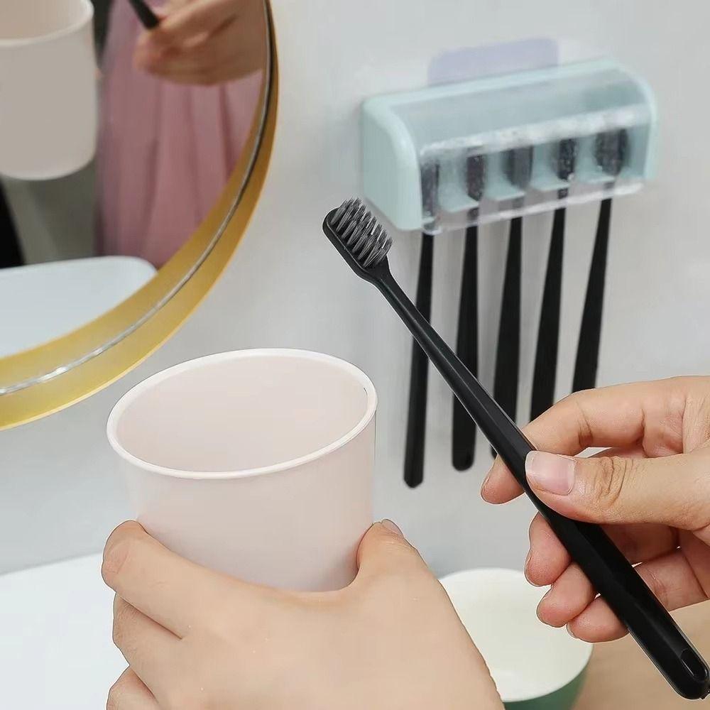 Self-adhesive Toothbrush Storage Rack Wall Mounted Electric Toothbrush Holder  Storage Rack