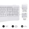 Keyboard and Mouse Subblim SUBKBC-DCOPW1 White Spanish Spanish Qwerty QWERTY