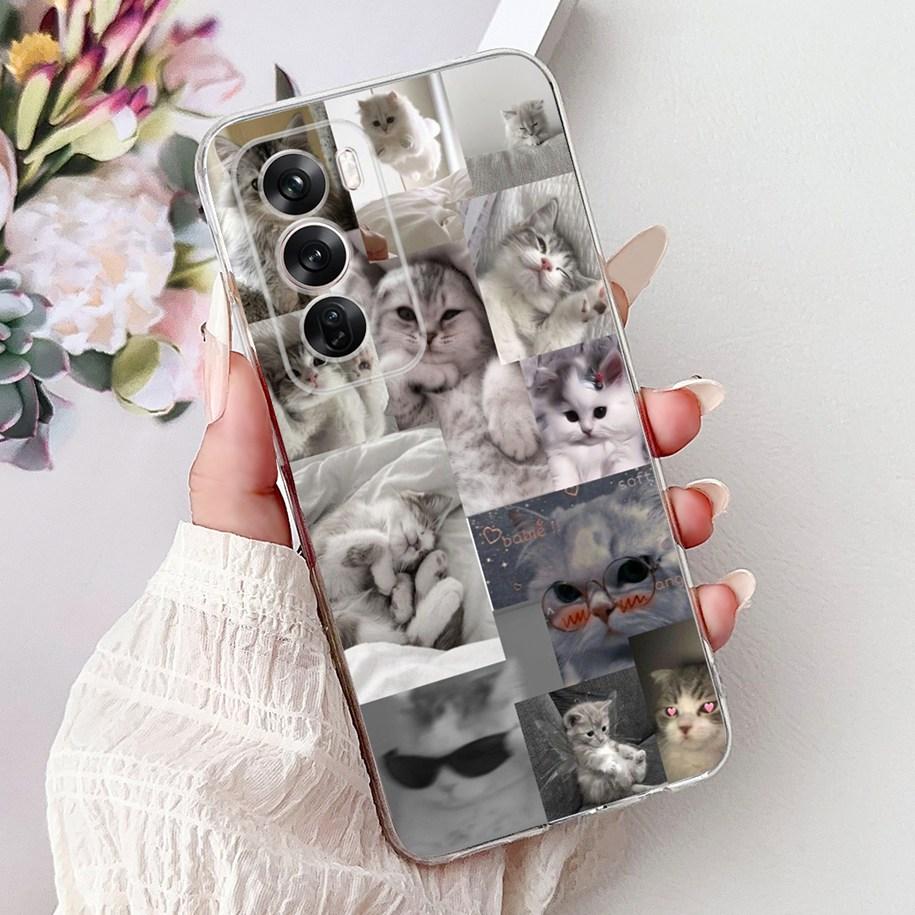 For OPPO Reno12 Pro 5G Case CPH2629 Cover Transparent Silicone Fashion Butterfly Soft Case For Reno 12 CPH2625 Reno 12Pro Fundas