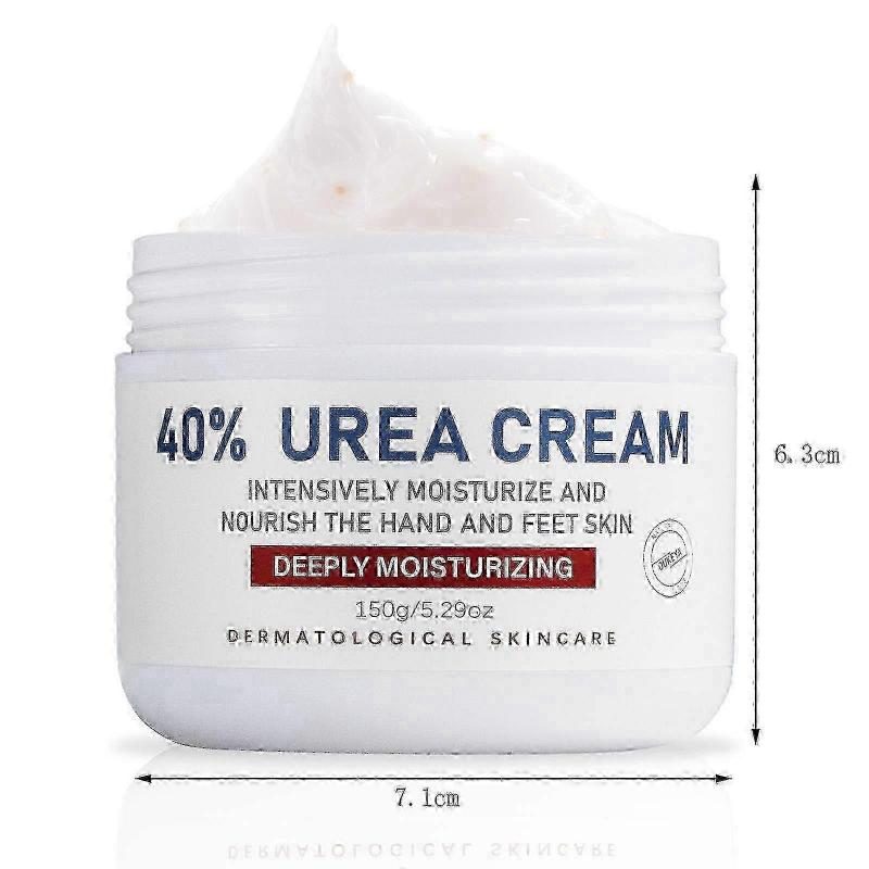 40% Urea Foot Cream 150ml - Deep Moisturizing, Callus Remover, Heals Cracked Heels & Dry Skin, Intensive Repair