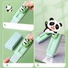 Push Pull Eraser Cartoon Panda  Sliding Retractable Pencil Erasers Cute Writing Painting Drawing Clean Tool for Kids