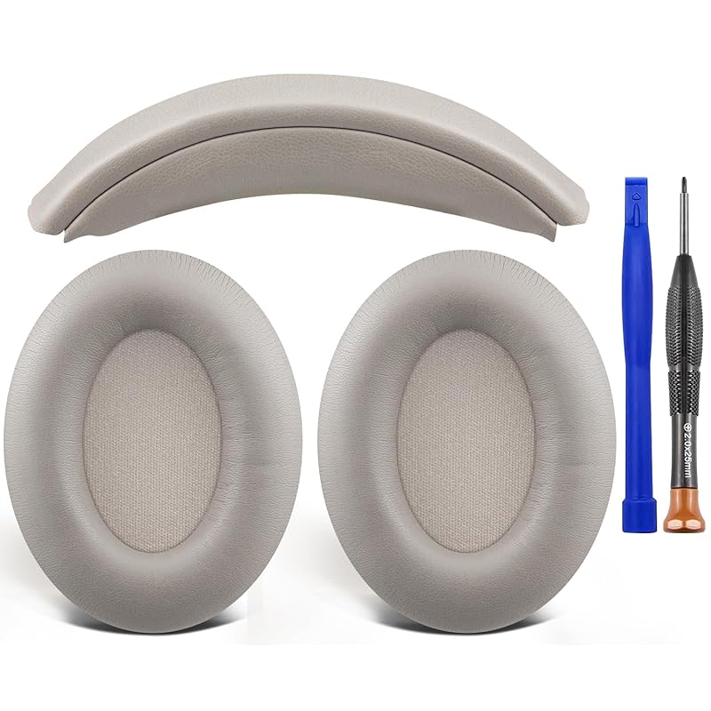

SOULWIT ear pads + headband set Sony WH-1000XM3 (WH1000XM3) Over-Ear for headset exchange kit headphone replacement pad Prevention of deterioration