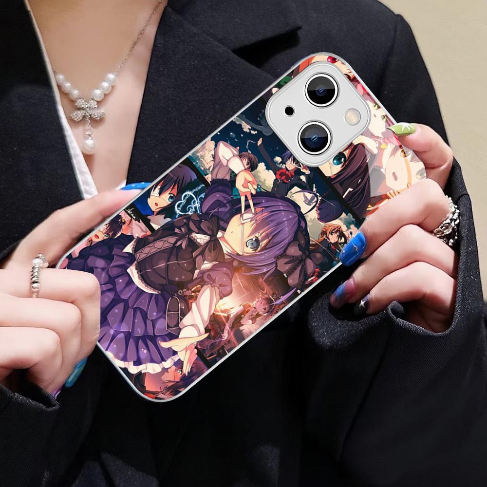 Chuunibyou Rikka Takanashi Cell Phone Case For IPhone 14 13 12 Mini 11 Pro XS Max X XR 14 Plus Tempered Glass Cover