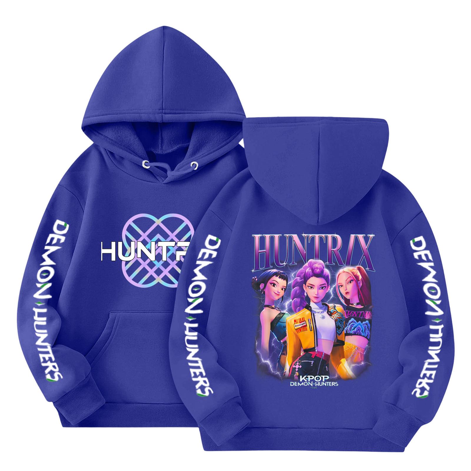 

Толстовки для девочек-подростков, толстовки с длинным рукавом, пуловер с завязками, симпатичная толстовка большого размера 140 синий