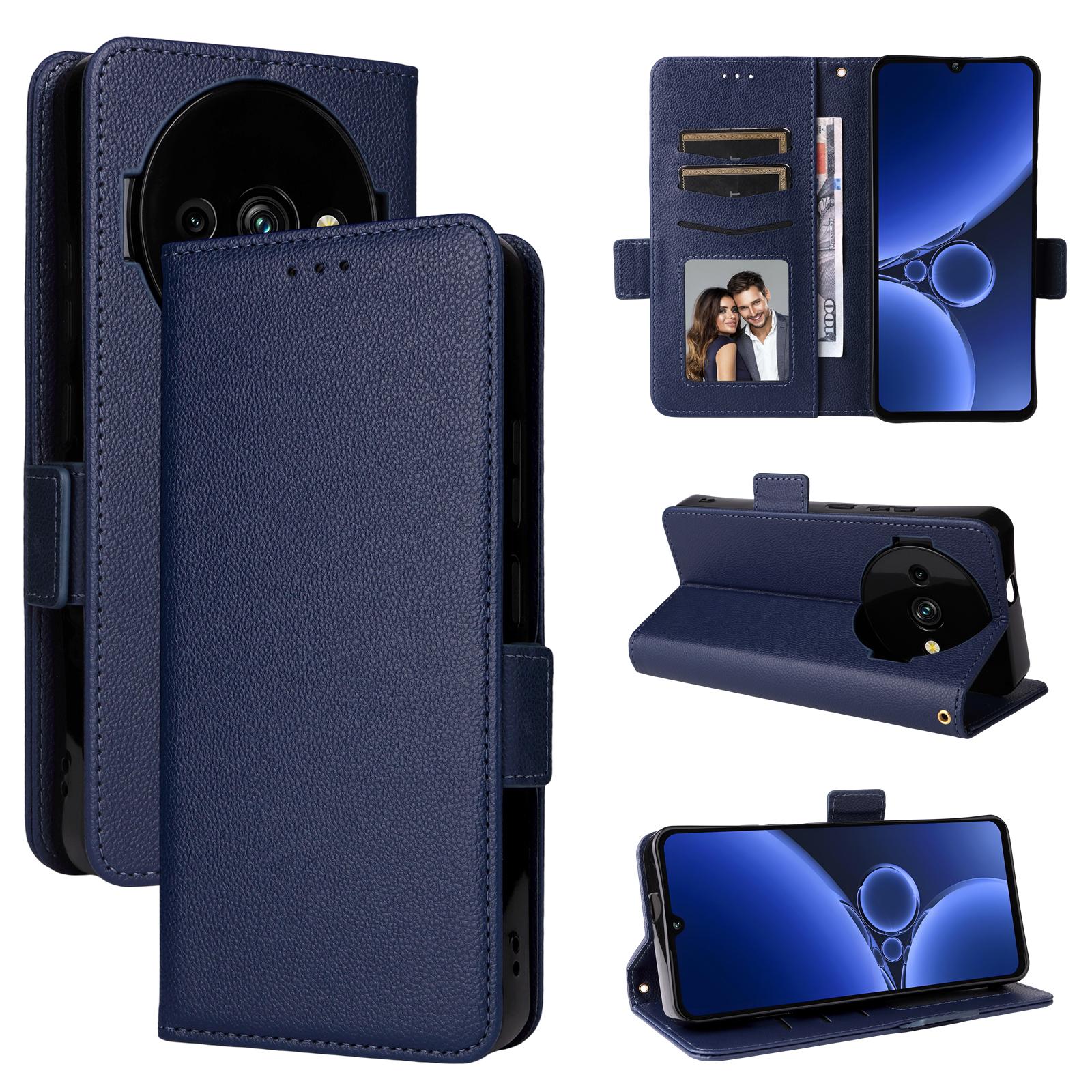 

Чохли-книжки для Oukitel C59 / C59 Pro з ПУ шкіри, повноцінний захист корпусу, протиударний, міцний, ретро чохол для телефону for Oukitel C59 / C59 Pro темно-синього кольору