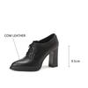 Fashion New Spring Genuine Leather Women Shoes Pointed Toe Women Pumps Shoes for Women High Heels Zapatos Mujer Loafers Ladies Shoes
