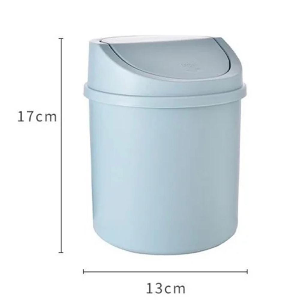 1Pc INS style desktop small trash can bedroom new home cute mini storage box, plastic trash can with lid, desktop wastebasket