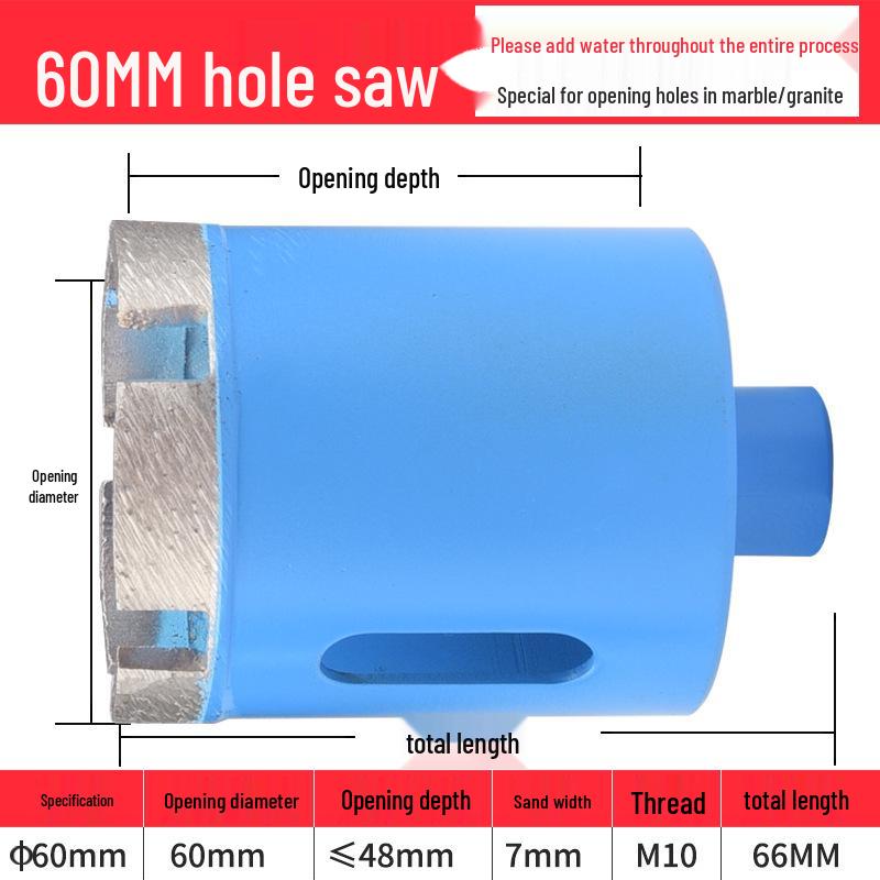 Angle Grinder Drill Bit for Marble, Glass, Tile & Granite