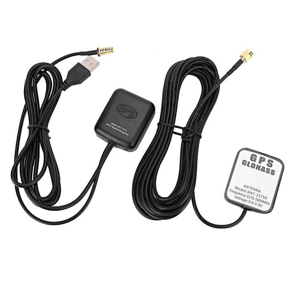 

Gps Antenna Navigator Signal Amplifier Complete Receiver + Transmitter Booster Set for Car Navigation System Gps Accessories