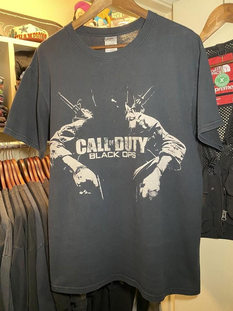 

Vintage 2010 Call of Duty Black Ops Black Unisex Shirt Reprint S5XL Unisex T-Shirt XXL