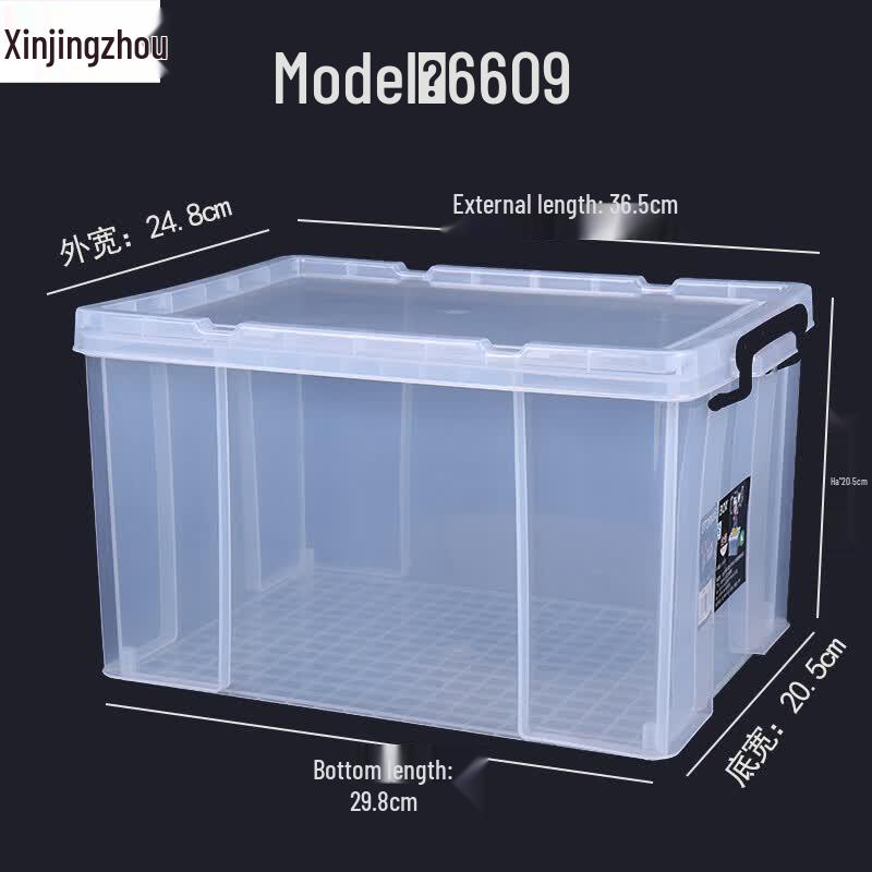 Xin Jing Zhou Large Transparent Food Storage Container with Handle