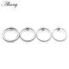 Alisouy 1st G23 Titanium Captive Hoop BCR Ögonbryn Tragus Stängning Bar Läppar Näsringar Öronsegment Piercing Kroppssmycken
