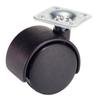 WOLFPACK PROFESSIONAL LINE - Domestic Wheel Nylon Black Plate 40 Mm.