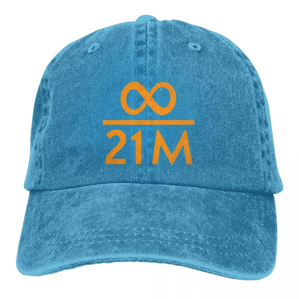 Infinity Divided By 21 Million Bitcoin Baseball Cap Bitcon Vintage Dad Hats Unisex Outdoor Adjustable Fit Hats Cap