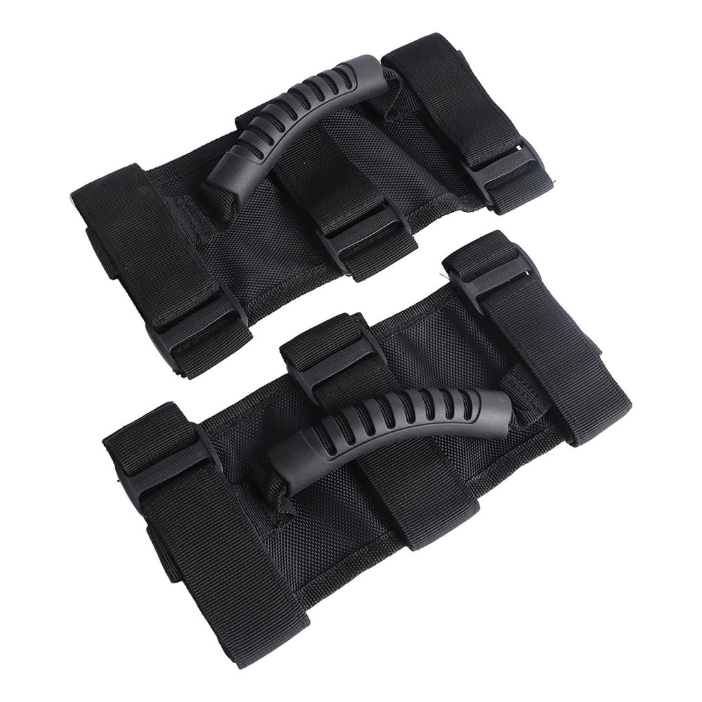 2Pcs Handle Black Off Road Car Refit Interior Handle Thickened Strengthening Top Roof Handle For