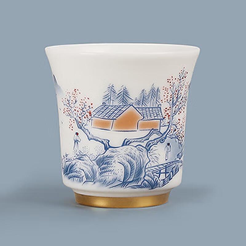 Chaxun Mutton-Fat Jade White Porcelain Master Cup