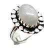 Moonstone Ethnic Handmade Ring Jewelry US Size-8.25 R 5680