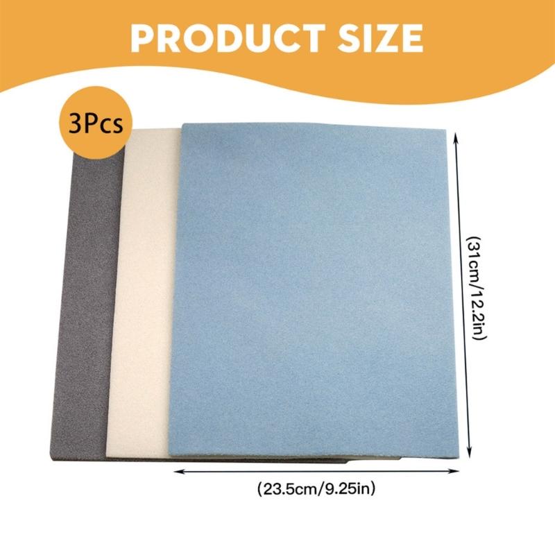 3Pcs/set Sponge Bead Mats for Beading Art Accessories and Tools Soft Sponge Hand Cushion Bead Pad Non-Slip Soft Mat